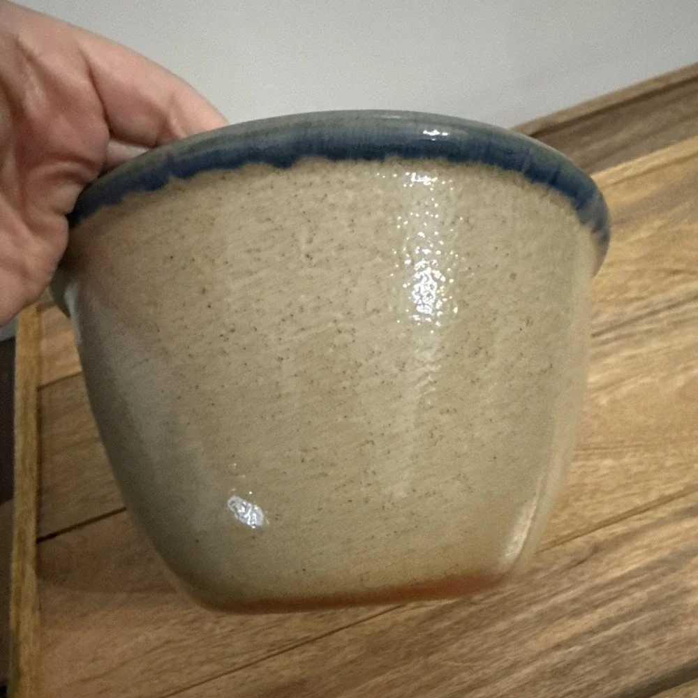 Monroe Salt Works Maine Moose Stoneware Bowl Vintage 1980s Pottery 7